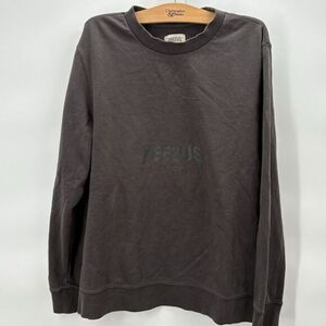 PACSUN YEEZUS‎ TOUR KANYE WEST SWEATSHIRT SWEATER HOODIE BLACK MEDIUM FOG RARE